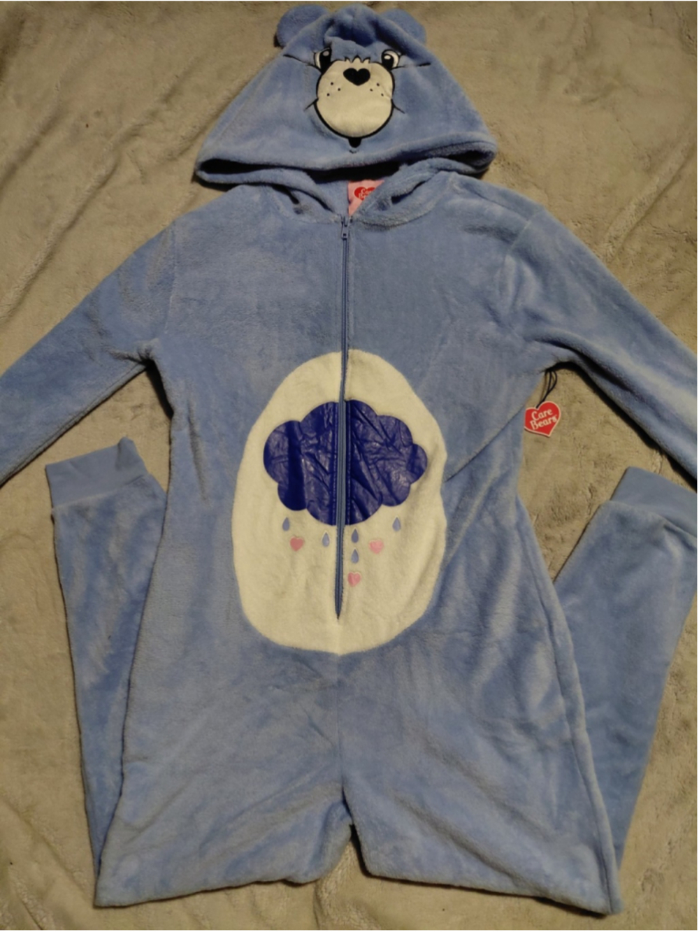 Care Bears X Forever 21 Grumpy Bear Adult One Piece Costume Cosplay Medium New